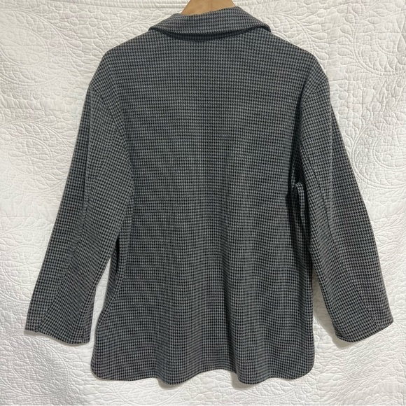 JONES NEW YORK Oversized Shacket Plaid Button Up, Size Large-#244 - Picture 7 of 10